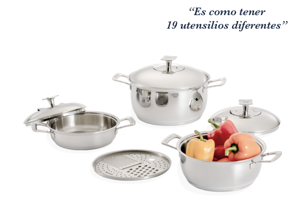 Juego Chef II de acero inoxidable Rena Ware